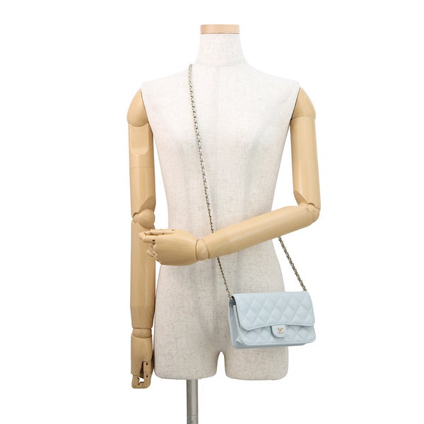 シャネル チェーンフォンケース マトラッセ ココマーク キャビアスキン AP3744 CHANEL スマホケース