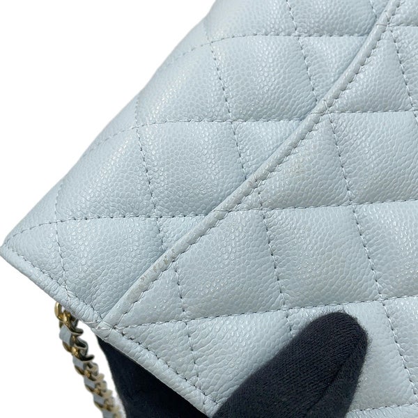 シャネル チェーンフォンケース マトラッセ ココマーク キャビアスキン AP3744 CHANEL スマホケース