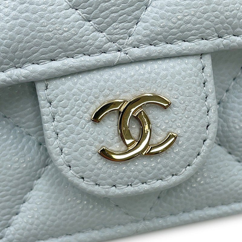 シャネル チェーンフォンケース マトラッセ ココマーク キャビアスキン AP3744 CHANEL スマホケース