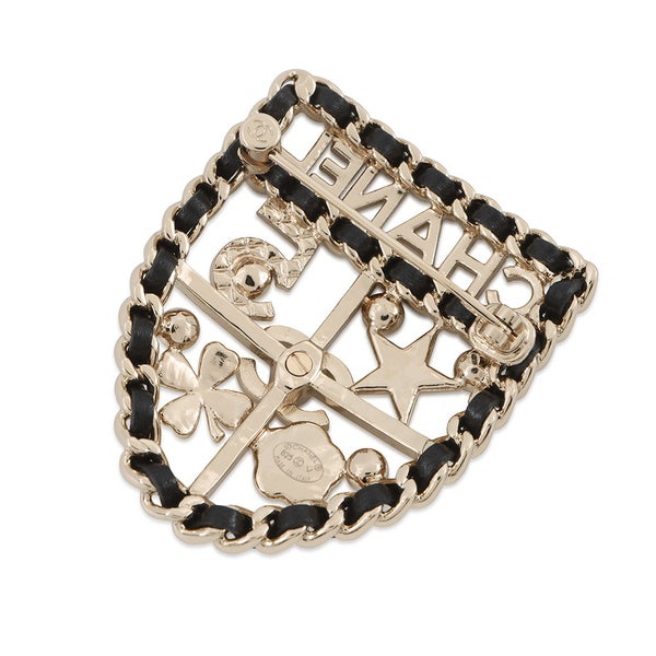 シャネル ブローチ ココマーク エンブレム アイコン ラインストーン フェイクパール B25V AB4702 CHANEL アクセサリー