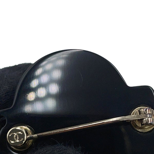 シャネル ブローチ ココマーク ロゴ チェーン ラインストーン フェイクパール D22B CHANEL アクセサリー