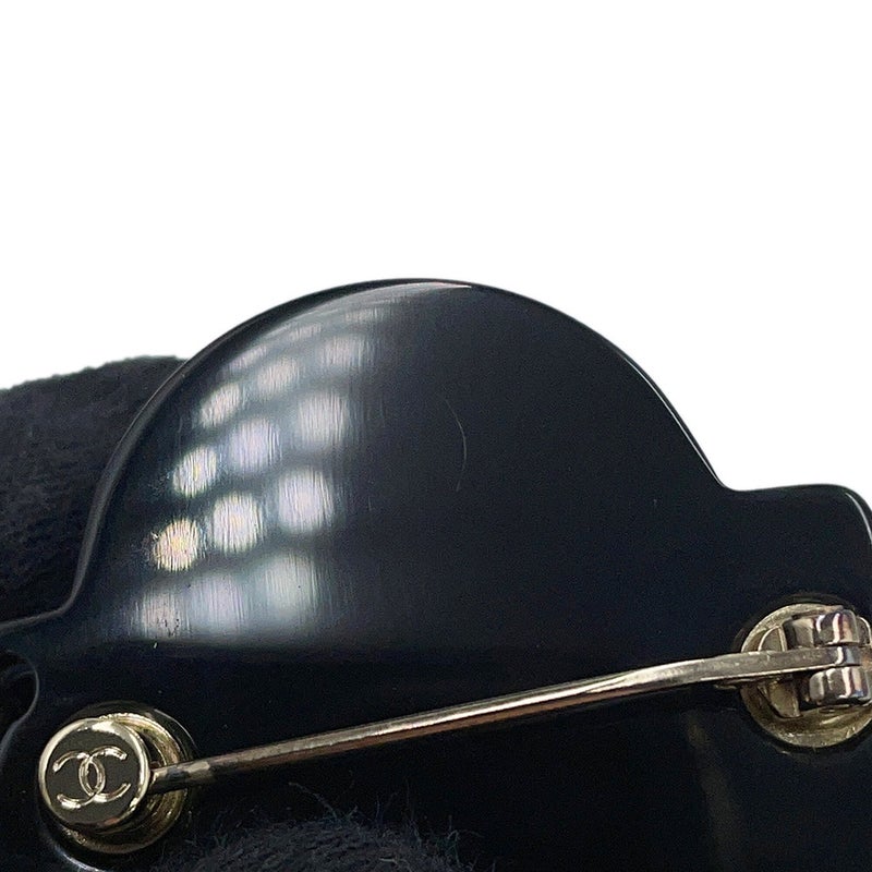 シャネル ブローチ ココマーク ロゴ チェーン ラインストーン フェイクパール D22B CHANEL アクセサリー