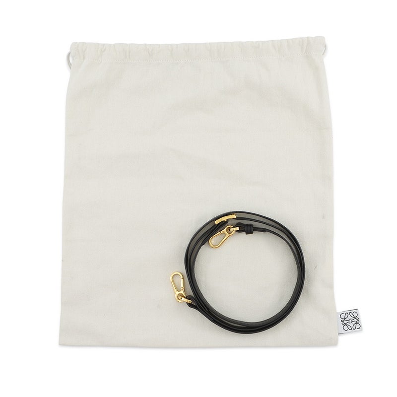 ロエベ ショルダーバッグ ゴヤ パファー ミニ シャイニーナパラムスキン A896W56X01 LOEWE 黒