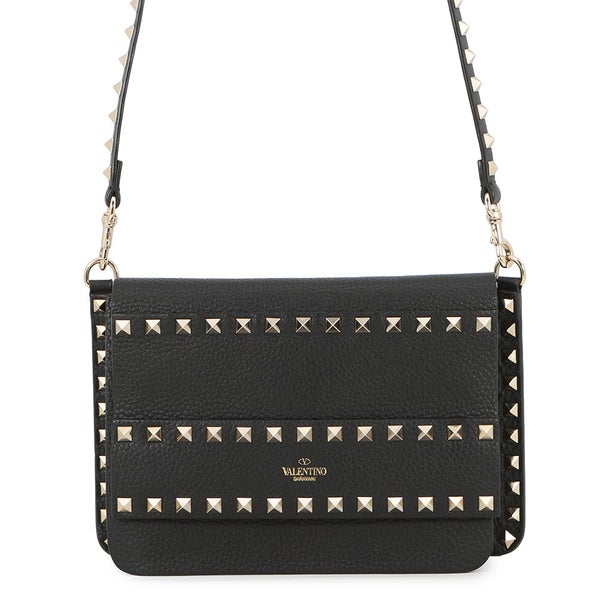 ヴァレンティノ・ガラヴァーニ ショルダーバッグ ロックスタッズ スモール レザー TW2B0E86YRK VALENTINO 黒