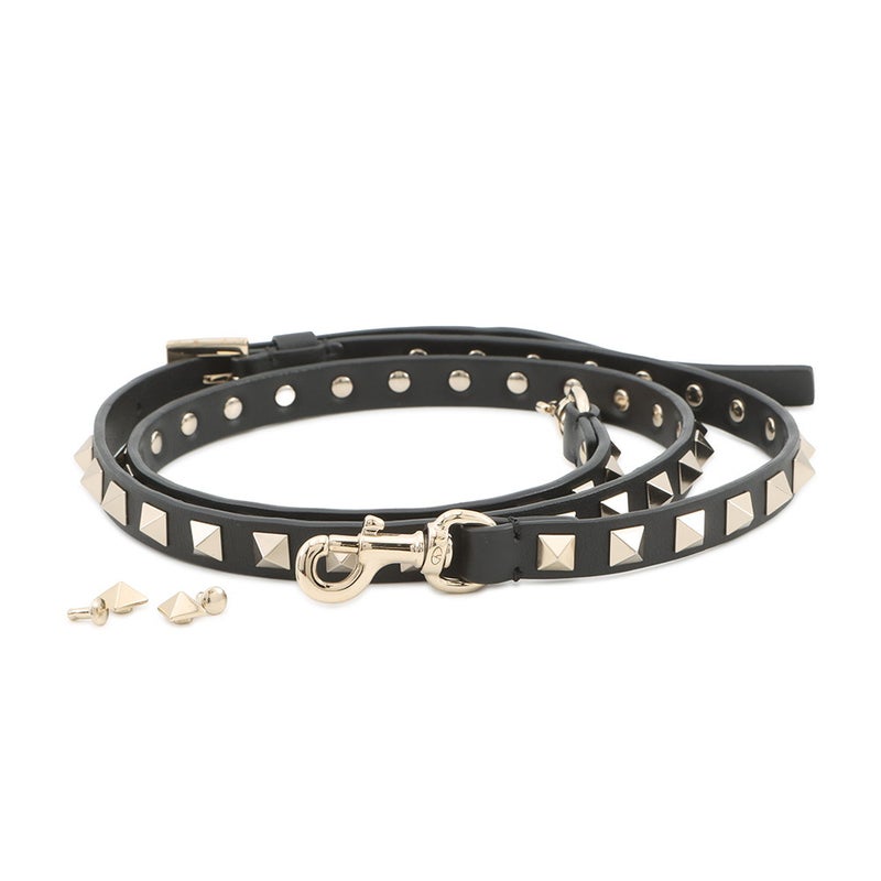 ヴァレンティノ・ガラヴァーニ ショルダーバッグ ロックスタッズ スモール レザー TW2B0E86YRK VALENTINO 黒