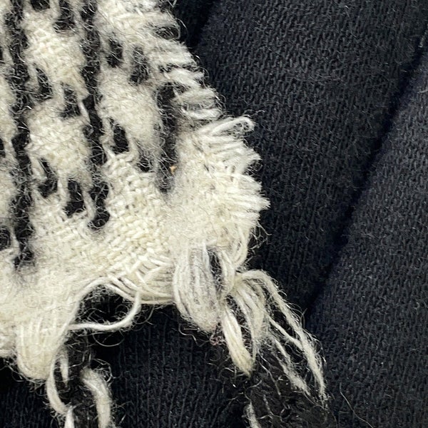 ルイヴィトン マフラー エシャルプ LVトゥジュール シルク/カシミヤ M77406 LOUIS VUITTON ストール モノグラム 黒 ブラック