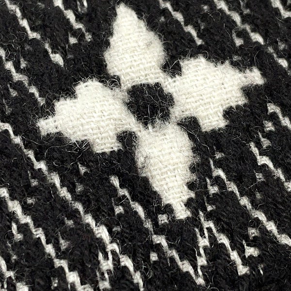 ルイヴィトン マフラー エシャルプ LVトゥジュール シルク/カシミヤ M77406 LOUIS VUITTON ストール モノグラム 黒 ブラック