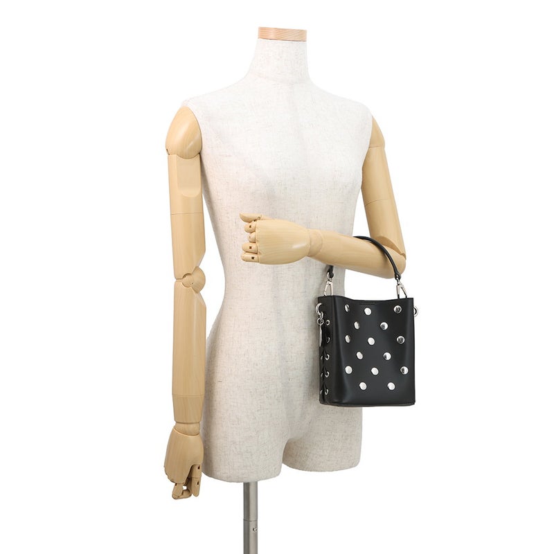 ステラマッカートニー ハンドバッグ フレイム バケットバッグ スモール 7B0093 Stella McCartney 黒 2way