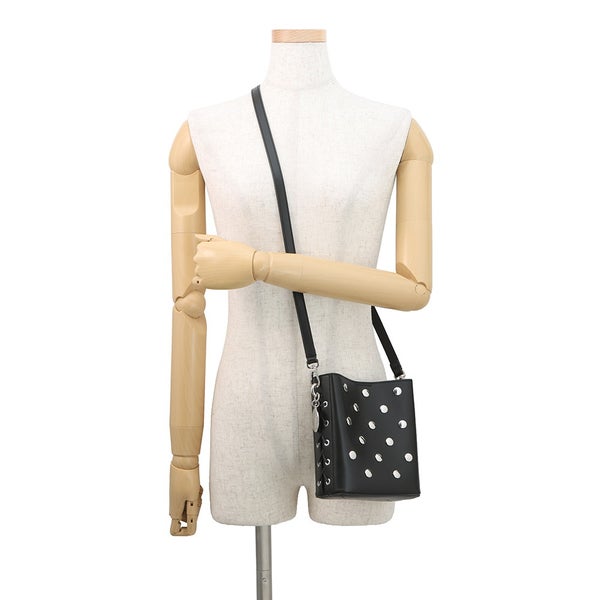 ステラマッカートニー ハンドバッグ フレイム バケットバッグ スモール 7B0093 Stella McCartney 黒 2way