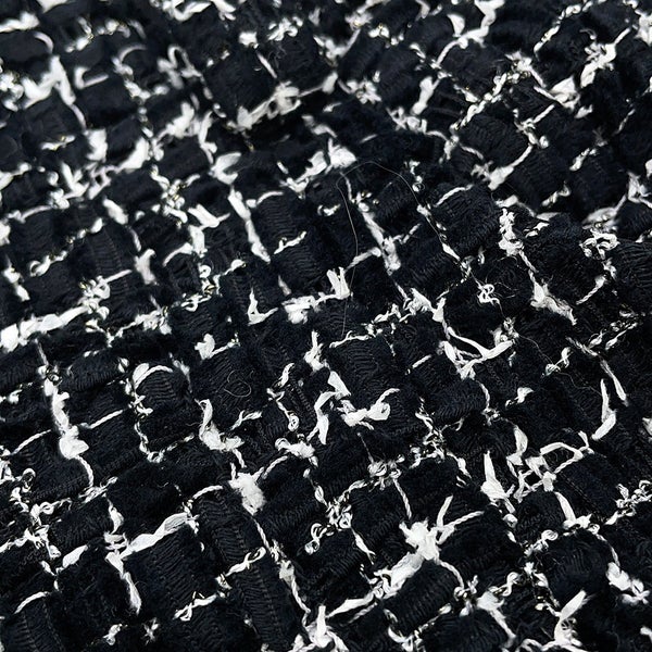 シャネル スカート ココマーク ツイード ロングスカート コットン レディースサイズ38 P78021 CHANEL 黒