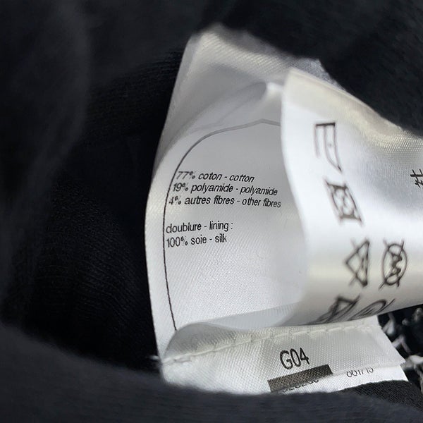 シャネル スカート ココマーク ツイード ロングスカート コットン レディースサイズ38 P78021 CHANEL 黒