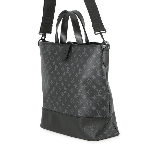 ルイヴィトン トートバッグ モノグラム・エクリプス ソミュール トート M45914 ヴィトン 2way ショルダーバッグ 黒 ブラック セール品