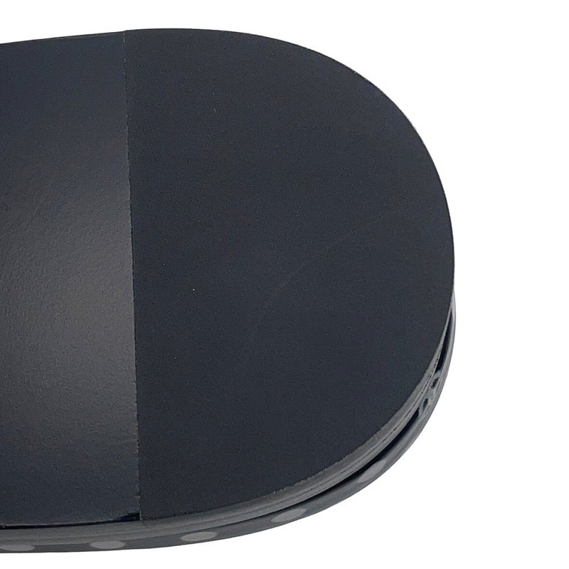 シャネル サンダル ココマーク  カメリア ドット ラムスキン レディースサイズ38C G45499 靴 ミュール 黒 白