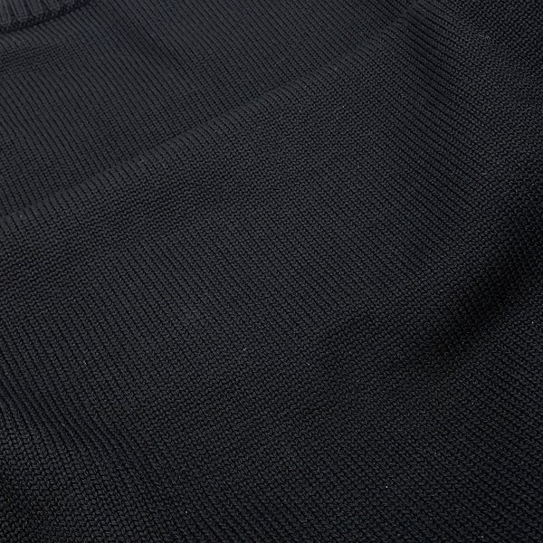 プラダ ニット トライアングルロゴ セーター ウール メンズサイズ52 UMB049 PRADA トップス 黒