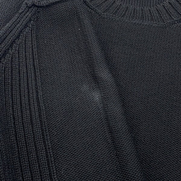 プラダ ニット トライアングルロゴ セーター ウール メンズサイズ52 UMB049 PRADA トップス 黒