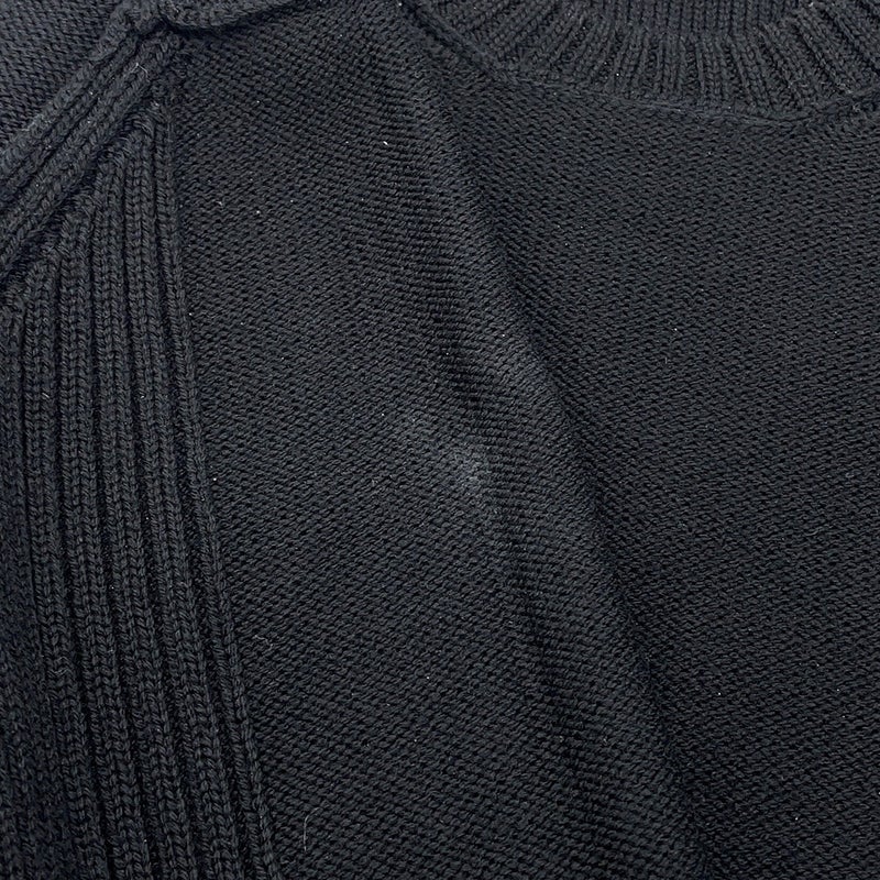 プラダ ニット トライアングルロゴ セーター ウール メンズサイズ52 UMB049 PRADA トップス 黒