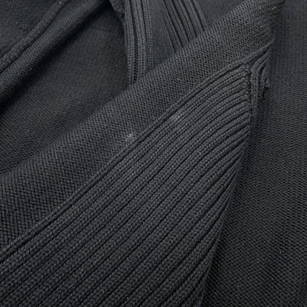 プラダ ニット トライアングルロゴ セーター ウール メンズサイズ52 UMB049 PRADA トップス 黒