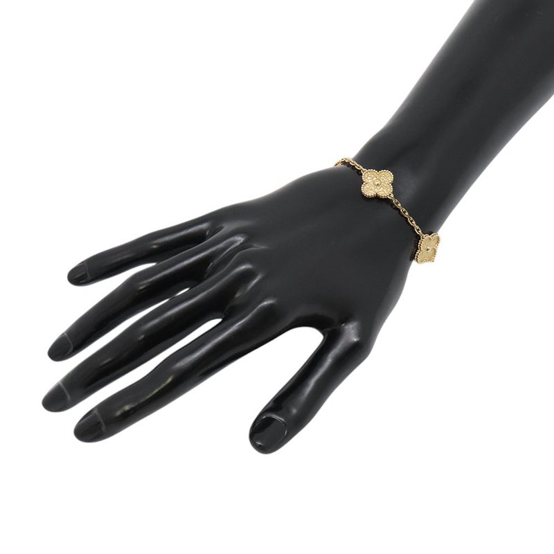 ヴァンクリーフ＆アーペル ブレスレット ヴィンテージ アルハンブラ ブレスレット 5モチーフ K18YGイエローゴールド VCARO1IE00