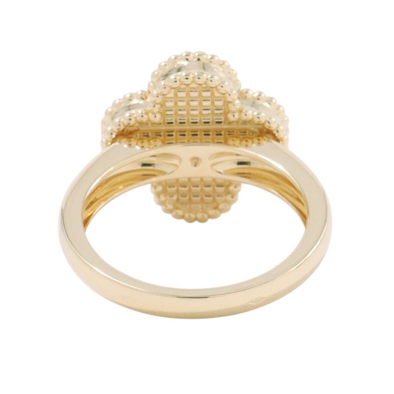 ヴァンクリ リング ヴィンテージ アルハンブラ ギヨシェ K18YGイエローゴールド サイズ54 VCARP6I300/VCARP6I354 指輪