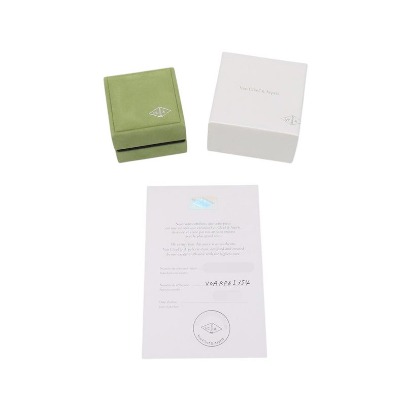 ヴァンクリ リング ヴィンテージ アルハンブラ ギヨシェ K18YGイエローゴールド サイズ54 VCARP6I300/VCARP6I354 指輪