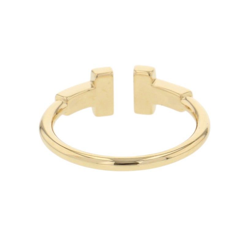 ティファニー リング Tワイヤー ダイヤモンド 計0.13ct K18YGイエローゴールド サイズ約9号 60147091 Tiffany&Co. 指輪