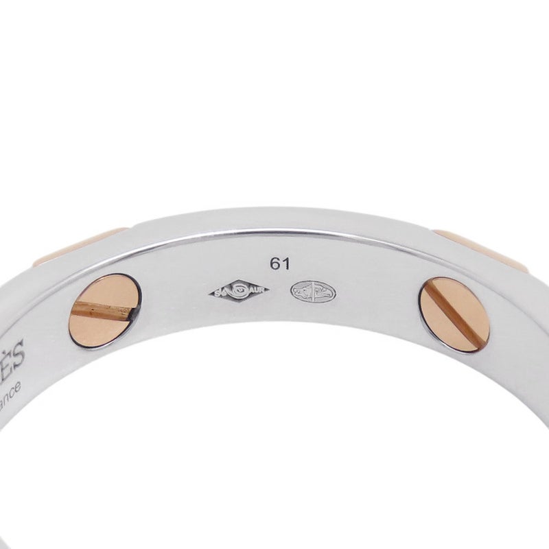 エルメス リング エルメス・クルー・ドゥ・H 5クルー SV925シルバー K18PGピンクゴールド サイズ61 HERMES 指輪 ジュエリー