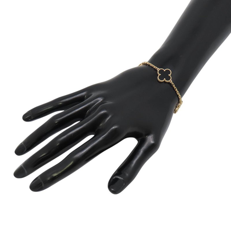 ヴァンクリーフ＆アーペル ブレスレット ヴィンテージ アルハンブラ ブレスレット 5モチーフ オニキス K18YG VCARA41300