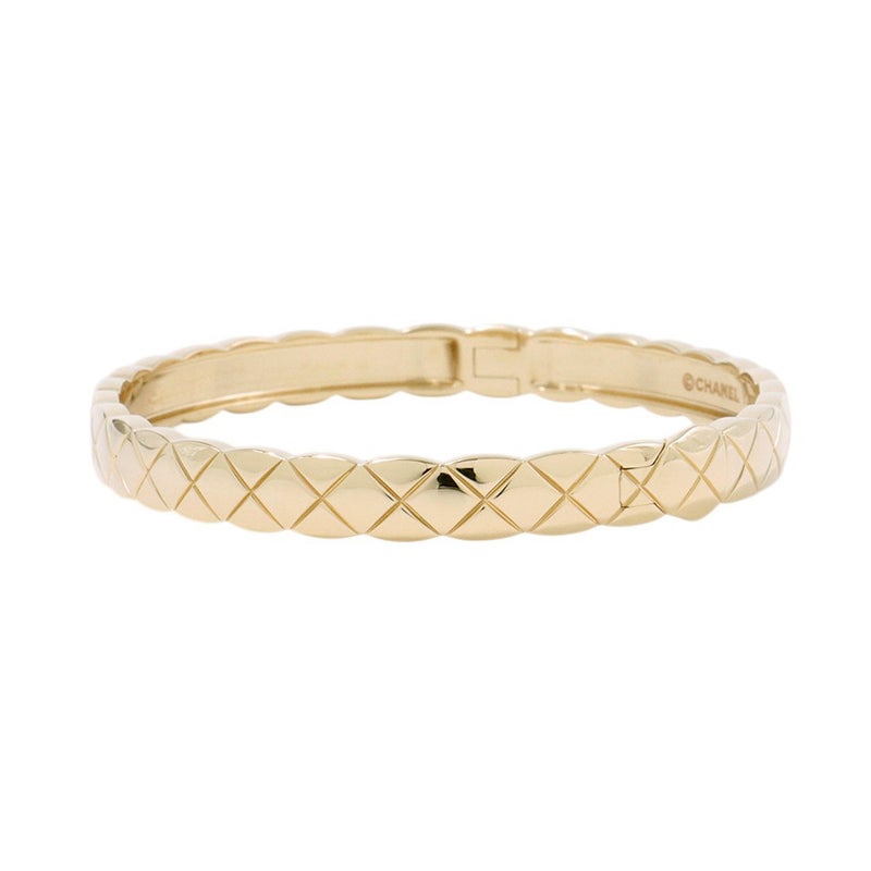 シャネル ブレスレット ココ クラッシュ コレクション K18YGイエローゴールド サイズL J13221 CHANEL バングル