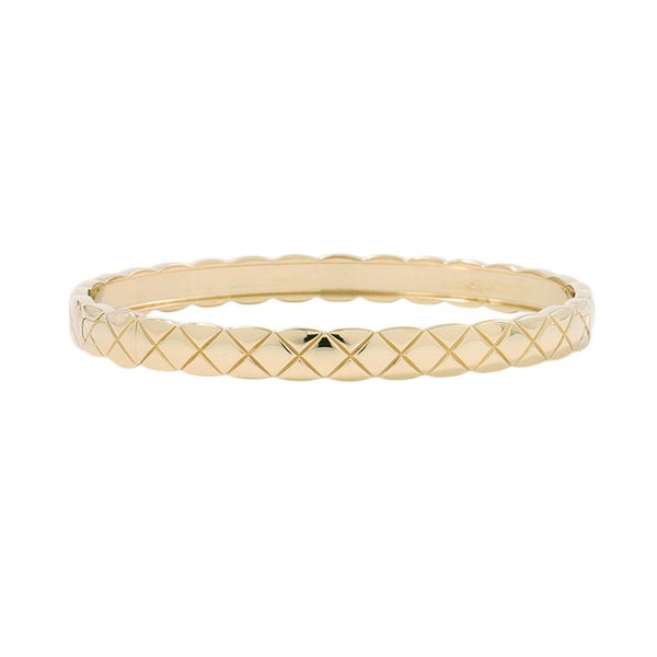 シャネル ブレスレット ココ クラッシュ コレクション K18YGイエローゴールド サイズL J13221 CHANEL バングル