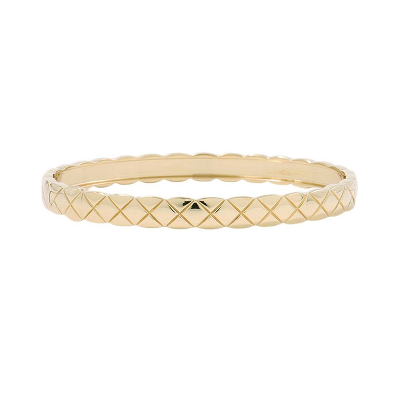 シャネル ブレスレット ココ クラッシュ コレクション K18YGイエローゴールド サイズL J13221 CHANEL バングル