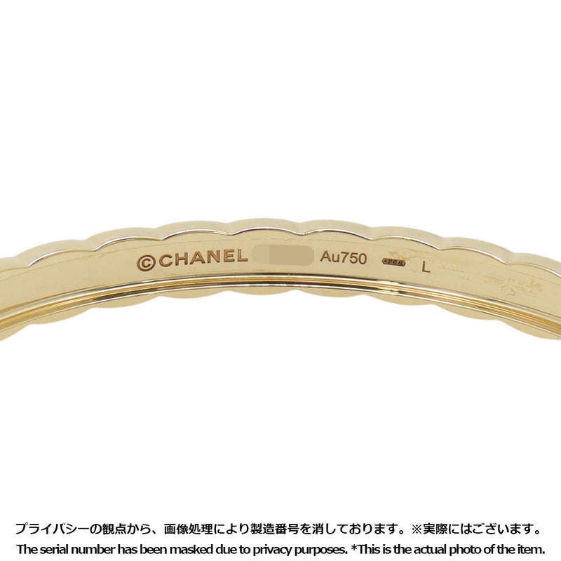 シャネル ブレスレット ココ クラッシュ コレクション K18YGイエローゴールド サイズL J13221 CHANEL バングル