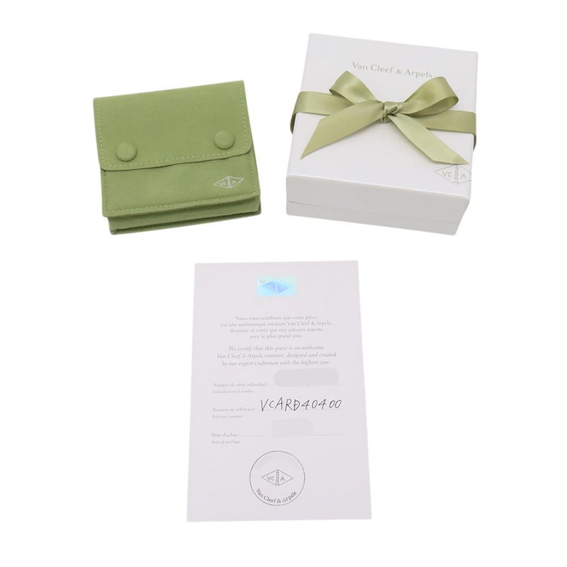 ヴァンクリーフ&アーペル ピアス ヴィンテージ アルハンブラ イヤリング カーネリアン K18YGイエローゴールド VCARD40400