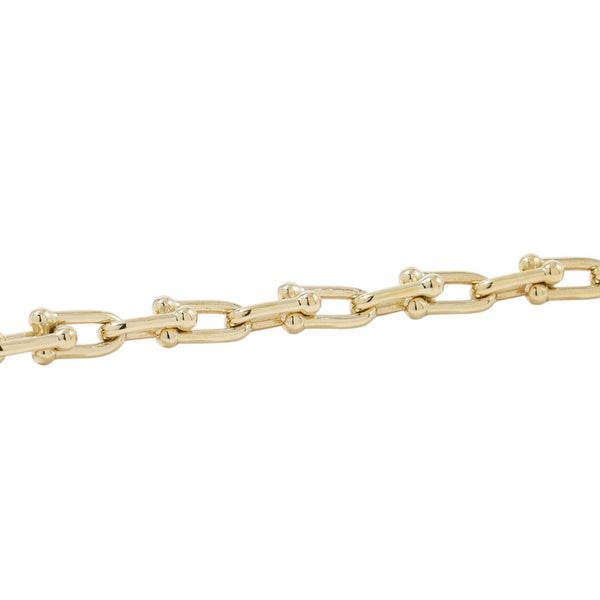 ティファニー ブレスレット ハードウェア スモールリンク サイズエクストララージ K18YGイエローゴールド ジュエリー