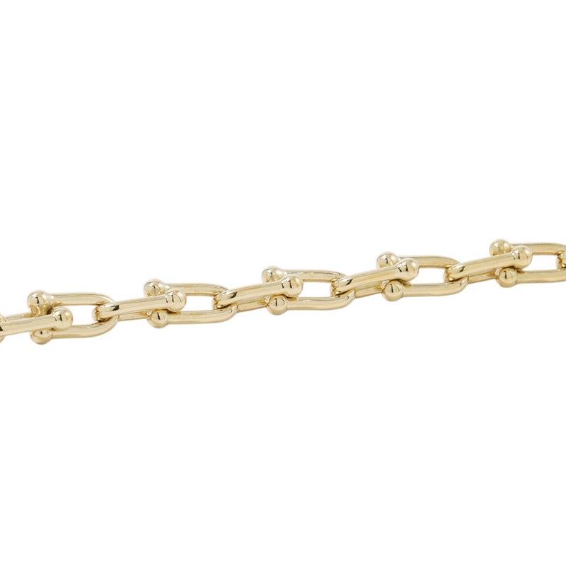 ティファニー ブレスレット ハードウェア スモールリンク サイズエクストララージ K18YGイエローゴールド ジュエリー