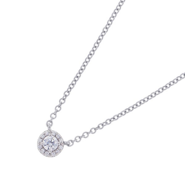 ティファニー ネックレス ソレスト ペンダント ダイヤモンド 計約0.16ct Pt950プラチナ 60572844 Tiffany&Co.