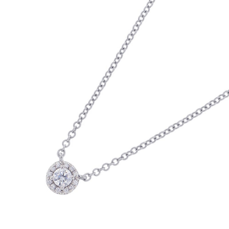 ティファニー ネックレス ソレスト ペンダント ダイヤモンド 計約0.16ct Pt950プラチナ 60572844 Tiffany&Co.