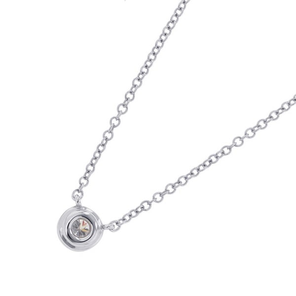 ティファニー ネックレス ソレスト ペンダント ダイヤモンド 計約0.16ct Pt950プラチナ 60572844 Tiffany&Co.