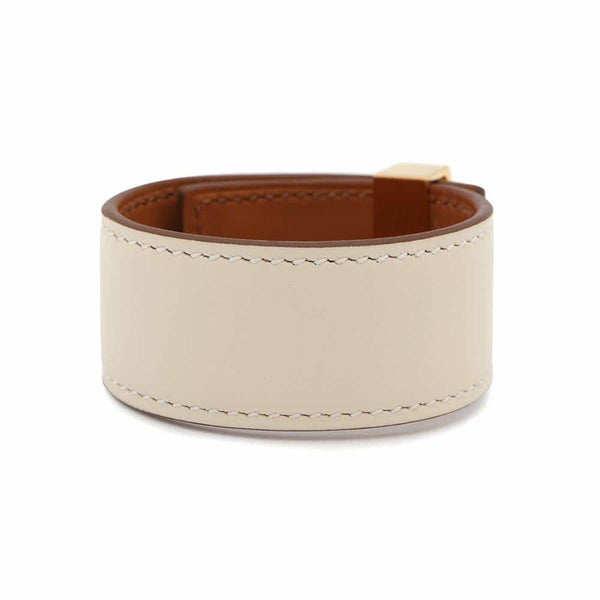 エルメス ブレスレット コリエ・ド・シアン 24 ナタ/ゴールド金具 サイズT1 スイフト U刻印 HERMES バングル