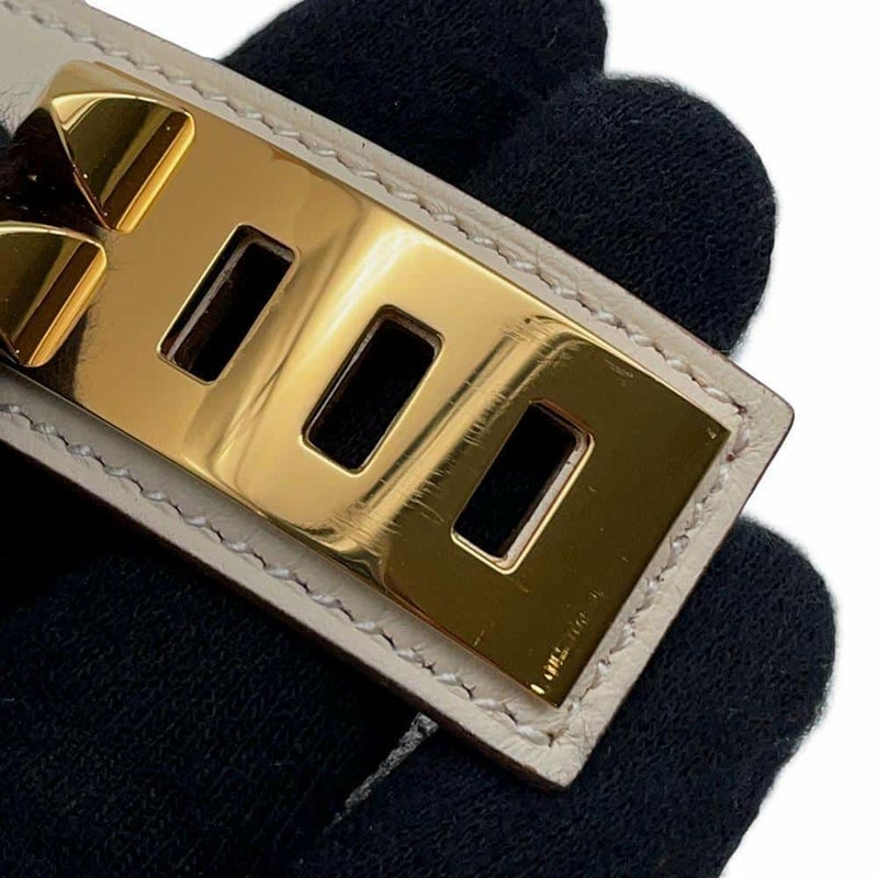 エルメス ブレスレット コリエ・ド・シアン 24 ナタ/ゴールド金具 サイズT1 スイフト U刻印 HERMES バングル