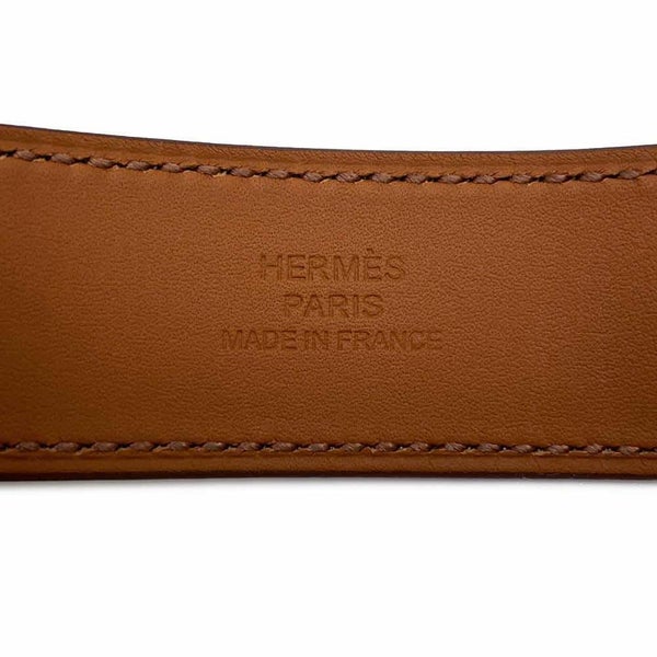 エルメス ブレスレット コリエ・ド・シアン 24 ナタ/ゴールド金具 サイズT1 スイフト U刻印 HERMES バングル