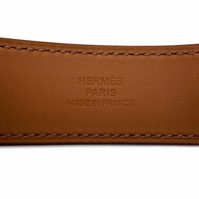 エルメス ブレスレット コリエ・ド・シアン 24 ナタ/ゴールド金具 サイズT1 スイフト U刻印 HERMES バングル