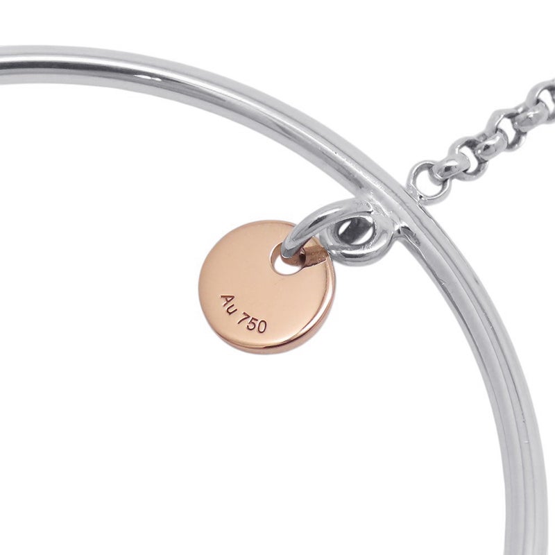 エルメス ピアス エクスリブリス フープ ピアス SV925シルバー K18PGピンクゴールド HERMES ジュエリー