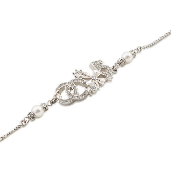 シャネル ブレスレット ココマーク アイコン ラインストーン フェイクパール ABA424 CHANEL アクセサリー