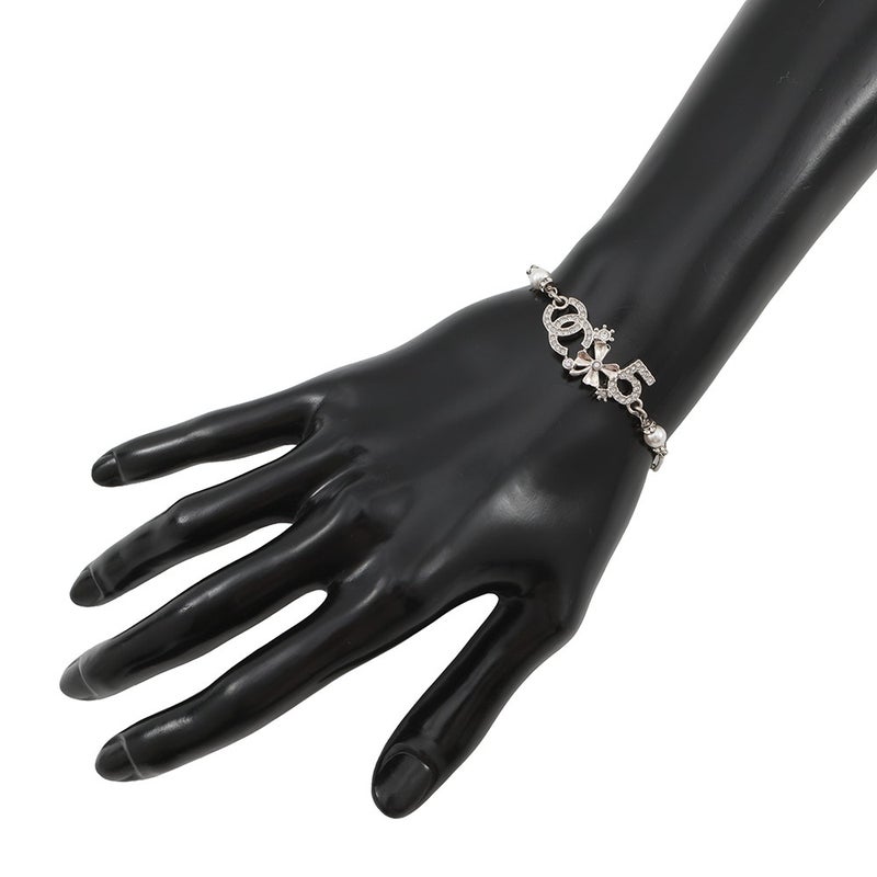 シャネル ブレスレット ココマーク アイコン ラインストーン フェイクパール ABA424 CHANEL アクセサリー