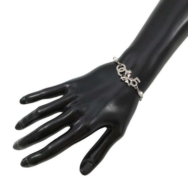 シャネル ブレスレット ココマーク アイコン ラインストーン フェイクパール ABA424 CHANEL アクセサリー