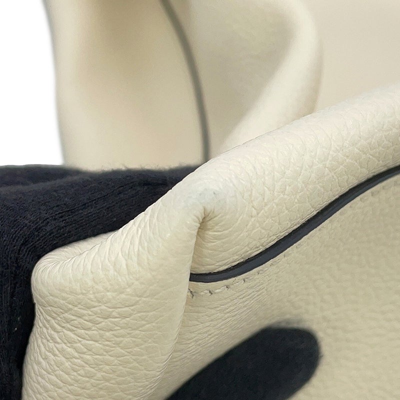 プラダ ワンショルダーバッグ ロゴ レザー 1BC051 PRADA 白