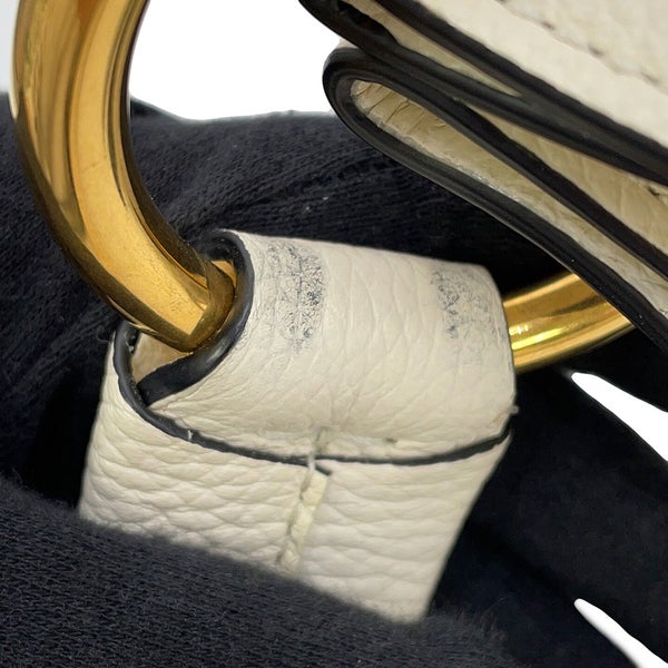 プラダ ワンショルダーバッグ ロゴ レザー 1BC051 PRADA 白