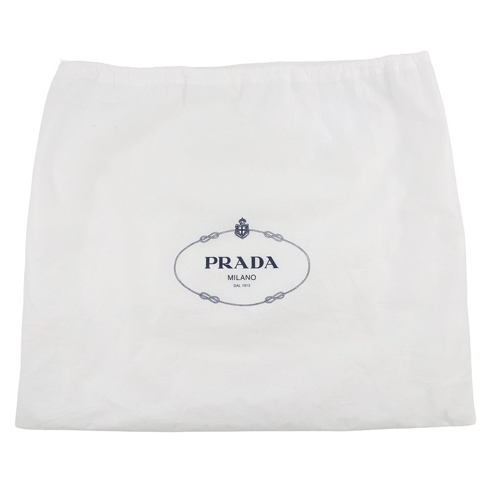 プラダ ワンショルダーバッグ ロゴ レザー 1BC051 PRADA 白 安心保証