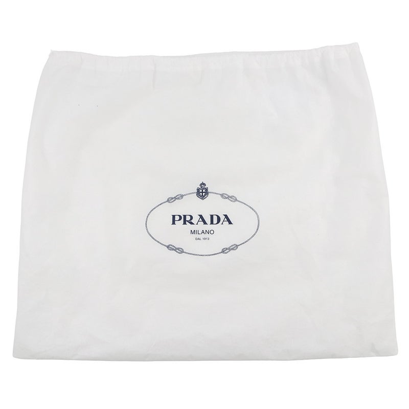 プラダ ワンショルダーバッグ ロゴ レザー 1BC051 PRADA 白