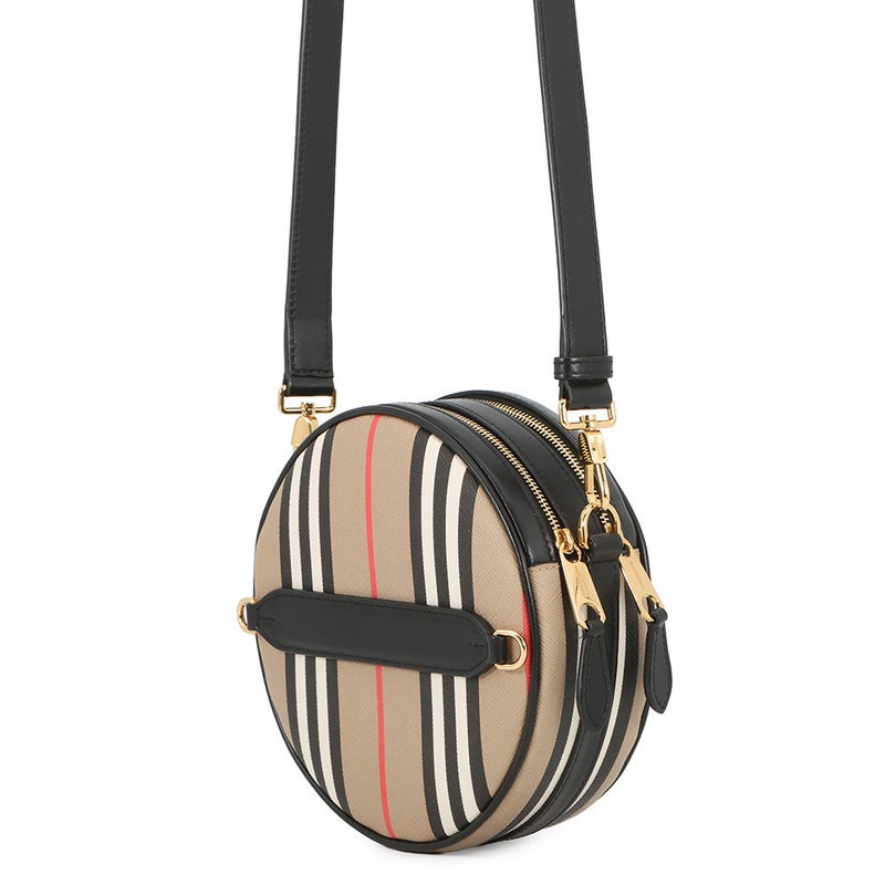 バーバリー ショルダーバッグ アイコンストライプ ルイーズバッグ PVC レザー 8051846 BURBERRY